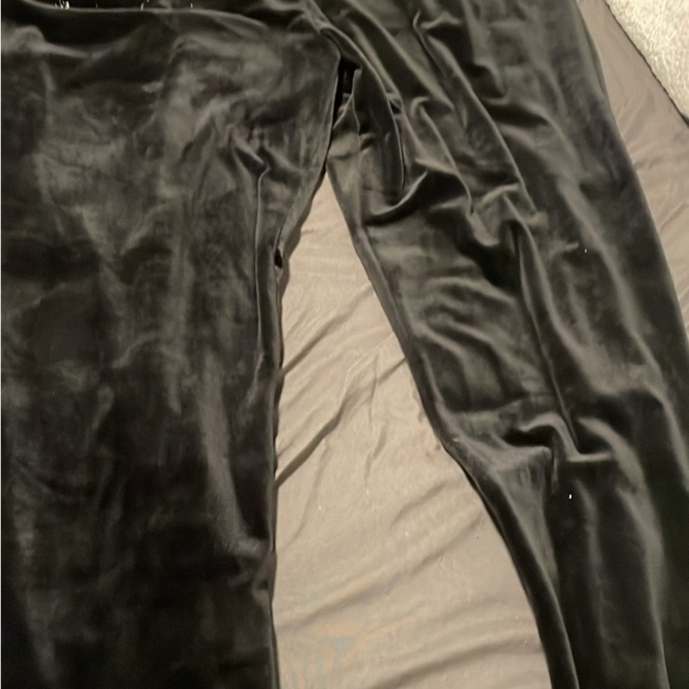 Black Velvet Pants